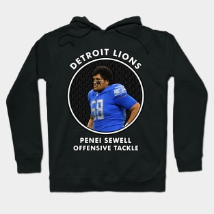 PENEI SEWELL - OT - DETROIT LIONS Hoodie